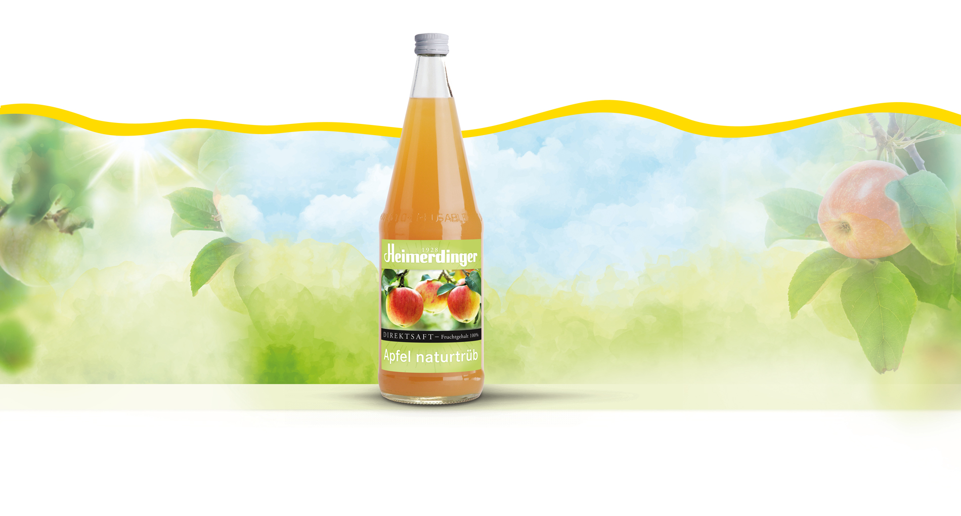 direktsaft apfel naturtrueb heimerdinger